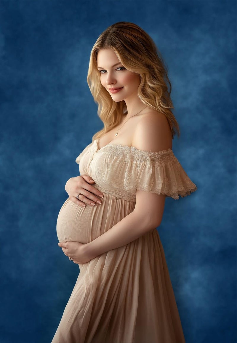 Kate 6.5x10ft Blue Abstract Photography Backdrop Blue Portrait Headshot Backdrops for Photoshoot Background Studio - Image 3